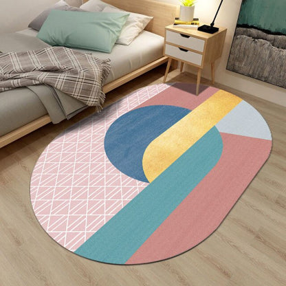 Entrance Loop Dust Removal Rug Hallway Custom Shape Irregular Rug