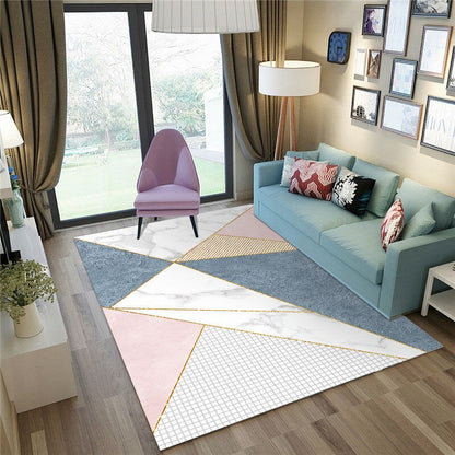 Modern Velvet Bedroom Living Room Sofa Rug Nordic High Quality Rug