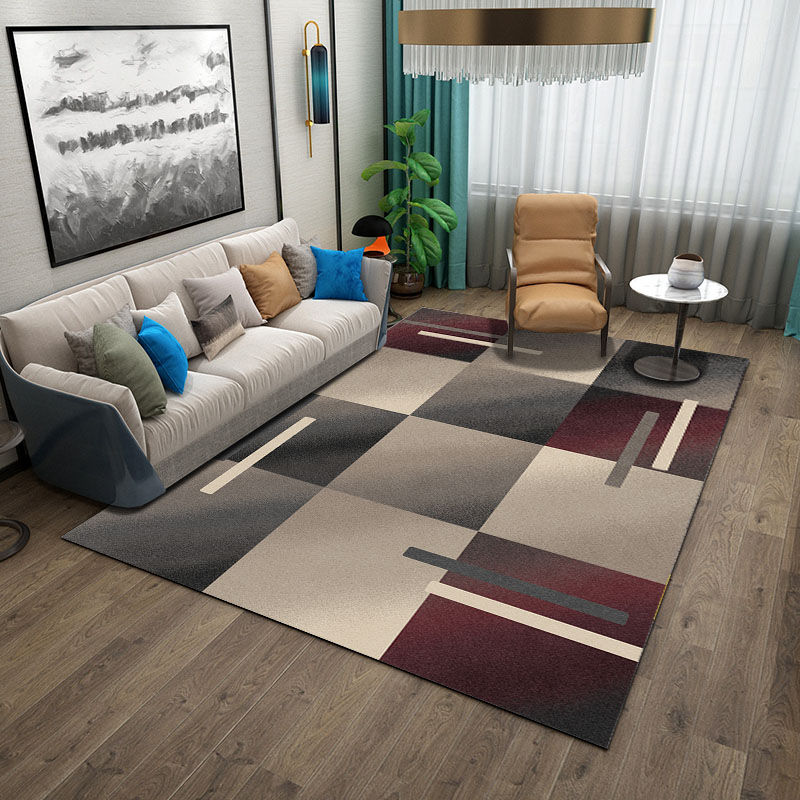 Modern Velvet Bedroom Living Room Sofa Rug Nordic High Quality Rug