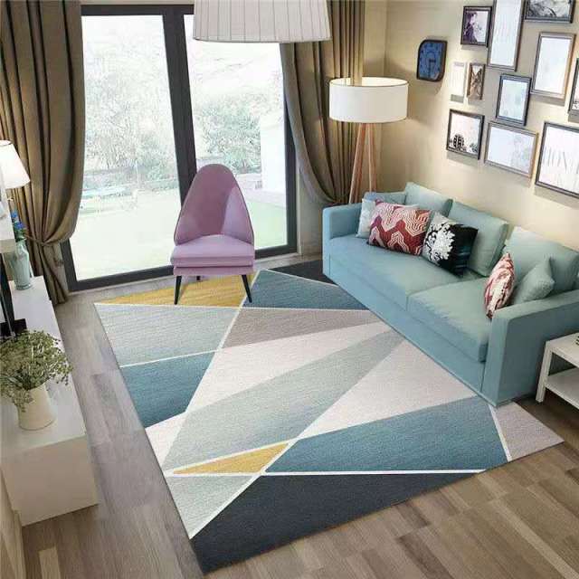 Modern Velvet Bedroom Living Room Sofa Rug Nordic High Quality Rug