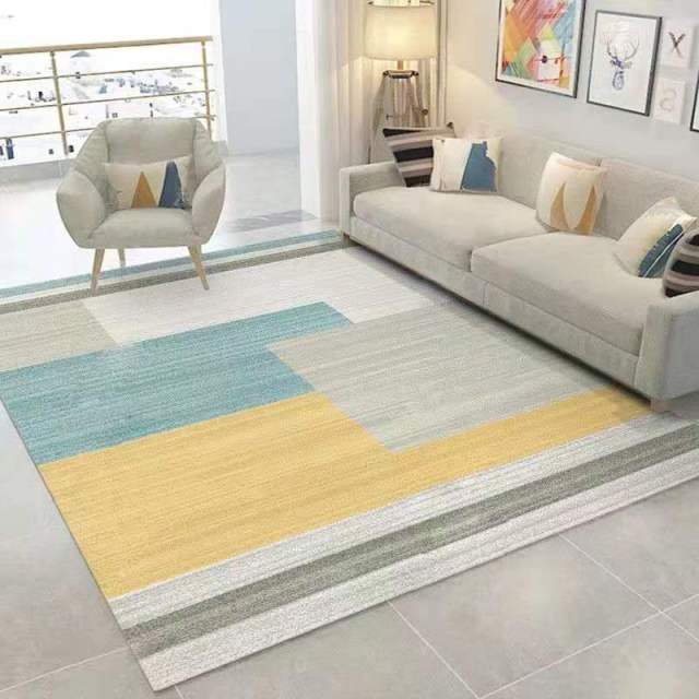 Modern Velvet Bedroom Living Room Sofa Rug Nordic High Quality Rug