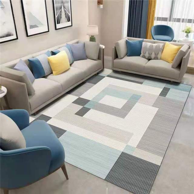 Modern Velvet Bedroom Living Room Sofa Rug Nordic High Quality Rug