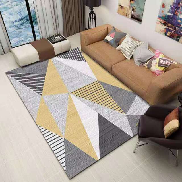 Modern Velvet Bedroom Living Room Sofa Rug Nordic High Quality Rug