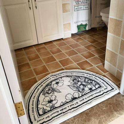 Non-Slip Bath INS Style Absorbent Entrance Balcony Porch Area Rug