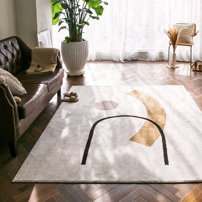 Modern Minimalist Rug Living Room Nordic Bedroom Printed Non-Slip Rug