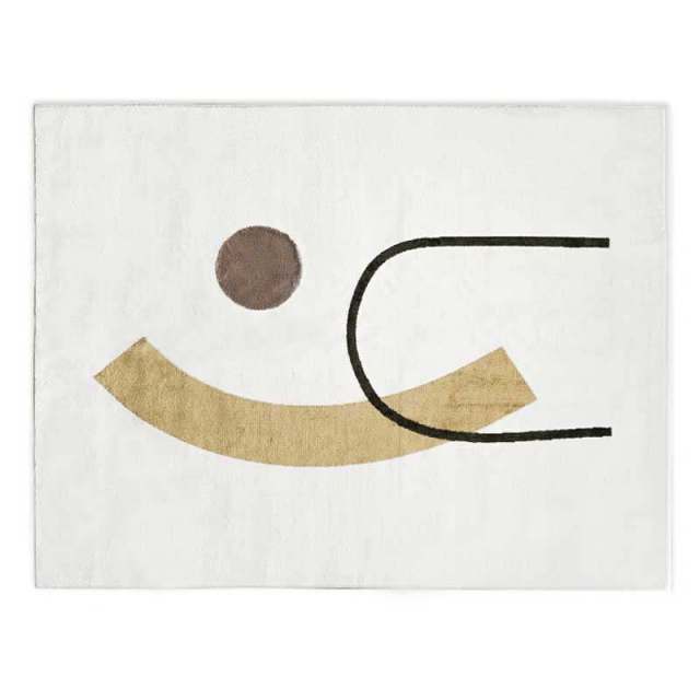 Modern Minimalist Rug Living Room Nordic Bedroom Printed Non-Slip Rug