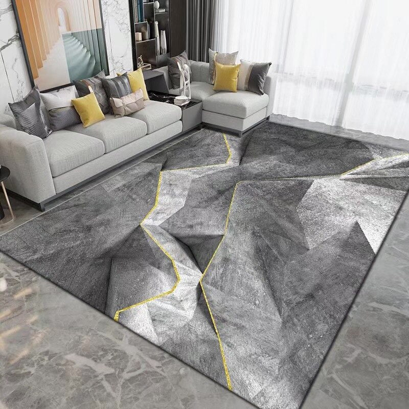 Geometric Printed Rug Modern Home Decoration Washable Lounge Rug