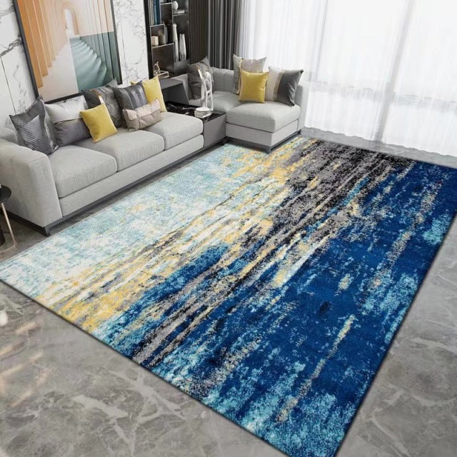 Geometric Printed Rug Modern Home Decoration Washable Lounge Rug