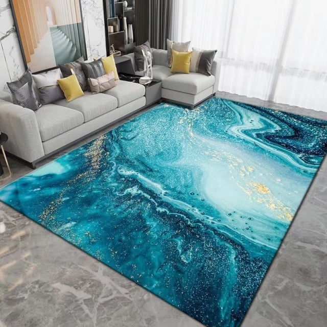 Geometric Printed Rug Modern Home Decoration Washable Lounge Rug