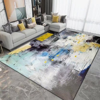 Geometric Printed Rug Modern Home Decoration Washable Lounge Rug