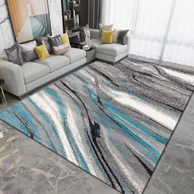 Geometric Printed Rug Modern Home Decoration Washable Lounge Rug