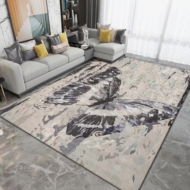 Geometric Printed Rug Modern Home Decoration Washable Lounge Rug