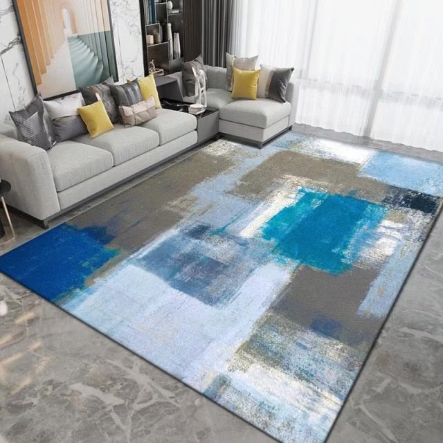 Geometric Printed Rug Modern Home Decoration Washable Lounge Rug