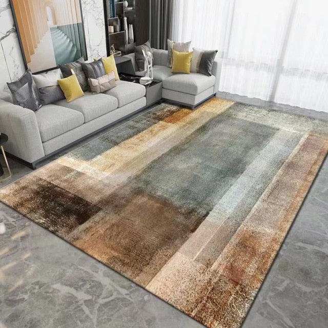 Geometric Printed Rug Modern Home Decoration Washable Lounge Rug