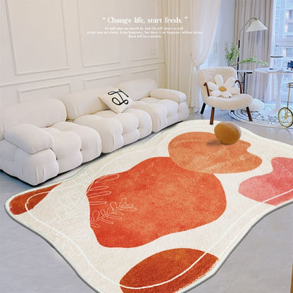 Imitation Cashmere Fluffy Plush Big Rug for Living Room