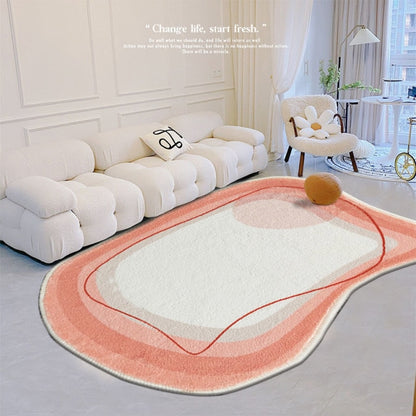 Imitation Cashmere Fluffy Plush Big Rug for Living Room