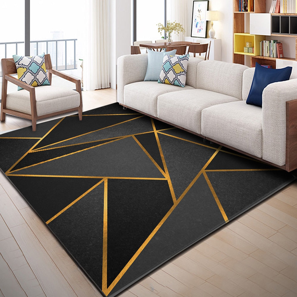 Home Decoration Bedroom Lounge Rug Customizable Modern Rug