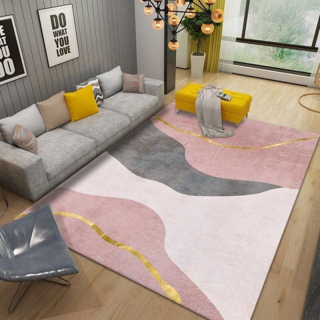 Home Decoration Bedroom Lounge Rug Customizable Modern Rug