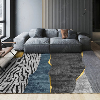 Geometric Printed Rug Modern Home Decoration Washable Lounge Rug