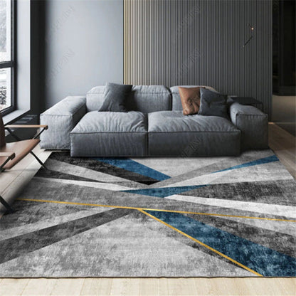 Geometric Printed Rug Modern Home Decoration Washable Lounge Rug