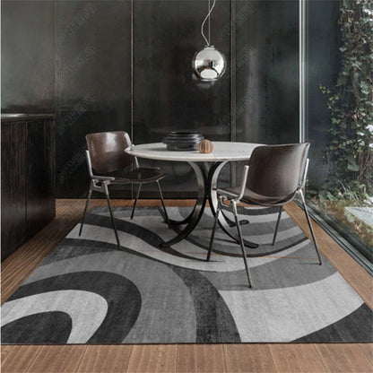 Geometric Printed Rug Modern Home Decoration Washable Lounge Rug