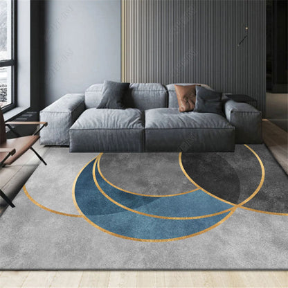 Geometric Printed Rug Modern Home Decoration Washable Lounge Rug