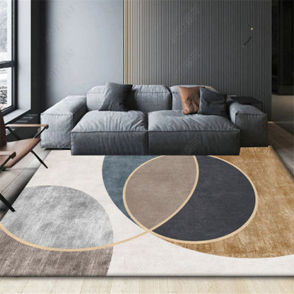 Geometric Printed Rug Modern Home Decoration Washable Lounge Rug