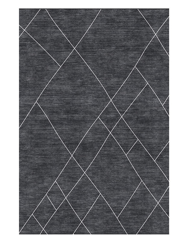 Light Luxury Abstract Solid Color Striped Living Room Large Area Rug