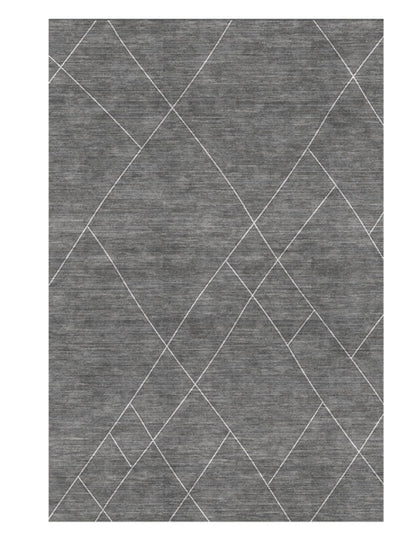 Light Luxury Abstract Solid Color Striped Living Room Large Area Rug