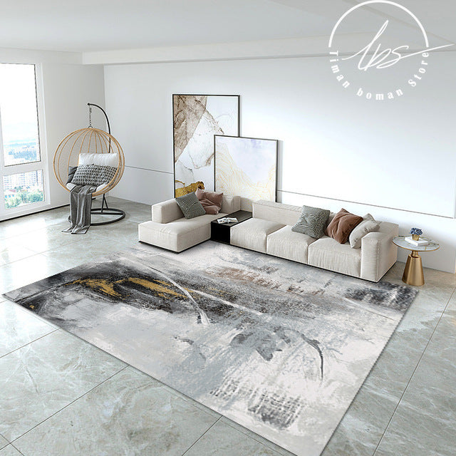 Home Decoration Modern Living Room Nordic Printing Bedroom Rug