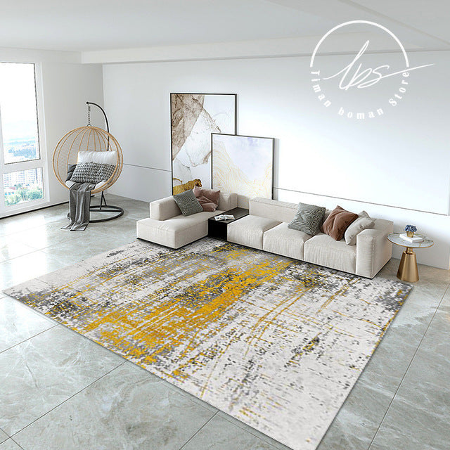 Home Decoration Modern Living Room Nordic Printing Bedroom Rug