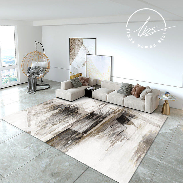 Home Decoration Modern Living Room Nordic Printing Bedroom Rug