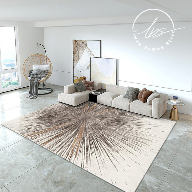 Home Decoration Modern Living Room Nordic Printing Bedroom Rug