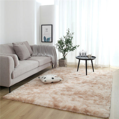 Plush Pink Rug Living Room Decoration Fluffy Thick Bedroom Rug