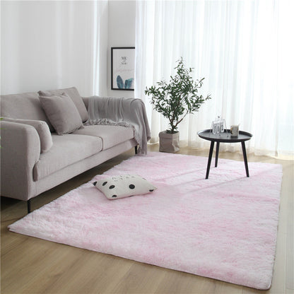 Plush Pink Rug Living Room Decoration Fluffy Thick Bedroom Rug